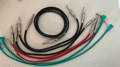 Cavi per chitarra elettrica, microfono e cassa