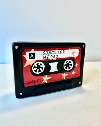 🪙 Salvadanaio Ceramica Audiocassetta Vintage