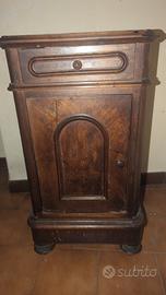 comodino singolo Emiliano  in noce