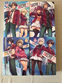 Classroom of the Elite Year 2 Light Novel V1-2-3-4