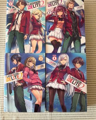 Classroom of the Elite Year 2 Light Novel V1-2-3-4