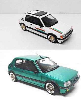 Peugeot 205 GTI Tuning Artigianale 1/18 Tanomodels