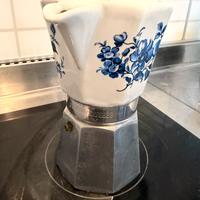 Flory Express caffettiera vintage ceramica e allum