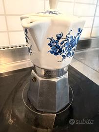 Flory Express caffettiera vintage ceramica e allum