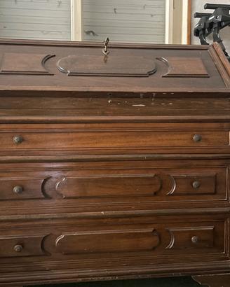 Cassettiera con ribaltina