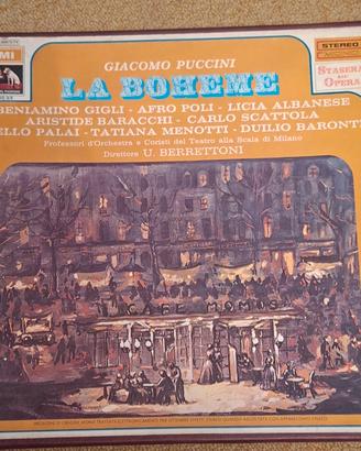 Vinili La Boheme, Puccini