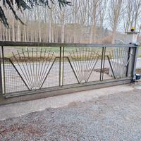 cancello scorrevole + ringhiera