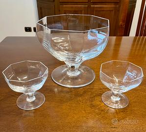 Servizio macedonia in cristallo