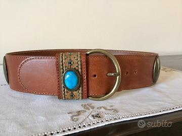 Cintura donna vintage in cuoio