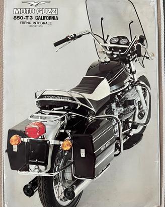 Raro depliant Guzzi 850 T3 California