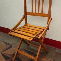 Sedia pieghevole legno mod. Reguitti