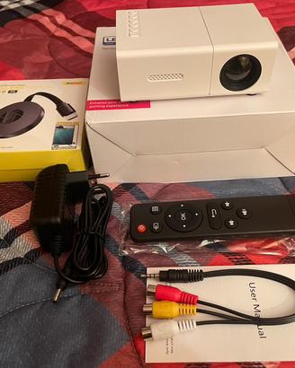 Mini proiettore + cast wireless hdmi
