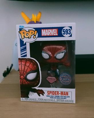 Funko pop 593 Spider-Man Diamond