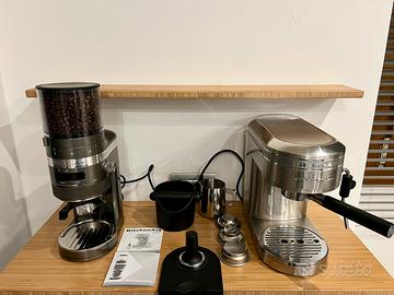 Kitchenaid macchina caffè espresso + macinacaffè