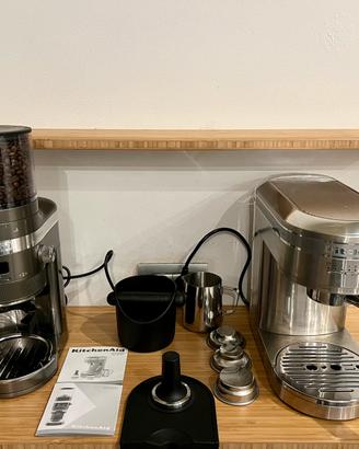 Kitchenaid macchina caffè espresso + macinacaffè