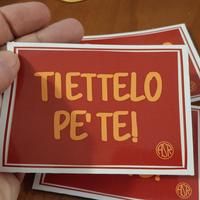 lotto 5 adesivi ultras Roma 