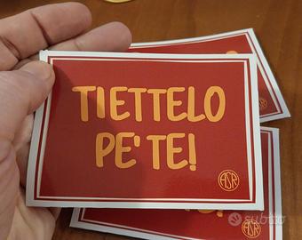 lotto 5 adesivi ultras Roma 