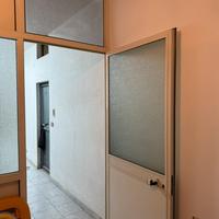 Porta vetrata completa in alluminio