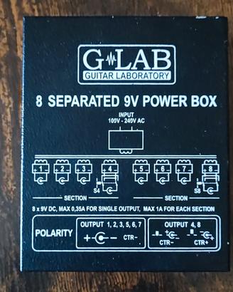Alimentatore pedaliera G-Lab Power Box