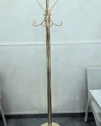 ATTACCAPANNI OTTONE LUCIDO H 180 cm appendiabiti