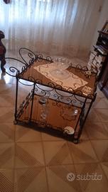 carrello da sala vintage anni 80 