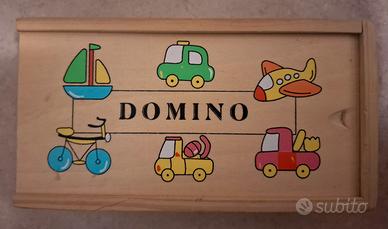 Gioco domino in legno