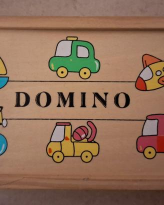 Gioco domino in legno