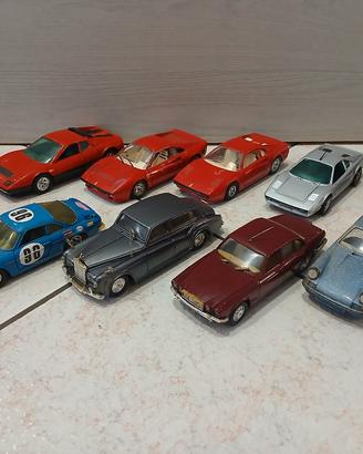 Lotto 11 modellini Burago Polistil Martoys 