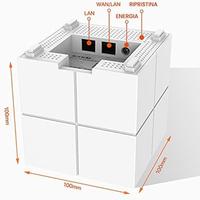 3 pezzi Tenda Nova MW6 WiFi Mesh, Dual Band AC1200