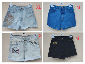 Pantaloni donna corti Made in Italy