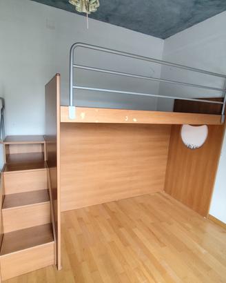 Struttura letto a castello per bambini