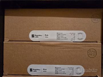 Filamento Bambu Lab PLA Matte Bianco - 2kg