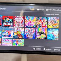 Nintendo switch oled molti giochi