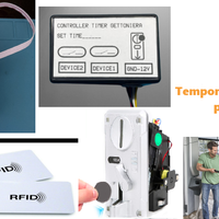 KIT GETTONIERA + MODULO TIMER , PER DOCCIA MARE