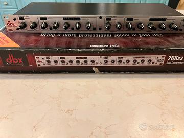 DBX 266xs compressore limiter gate 2 canali
