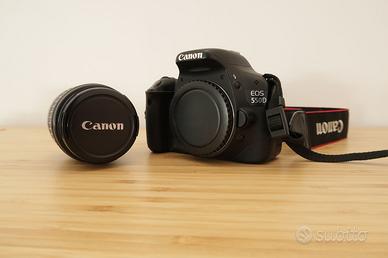 Canon Eos550D + obiettivo 18-55mm + 2 batterie