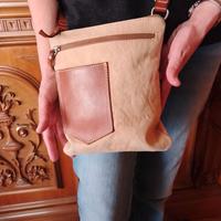 Borsa tessuto beige