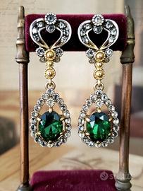 orecchini art decò stile antico 