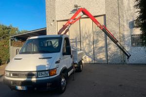 Iveco Daily 35C12 Cassone Fisso + Gru Fassi F28