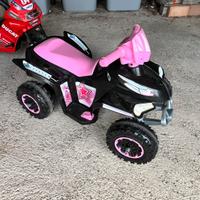 Quad elettrico bambini rosa