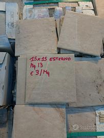 Piastrelle Gres Esterno 15x15