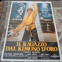 Poster vintage Il ragazzo dal kimono d’oro 1987