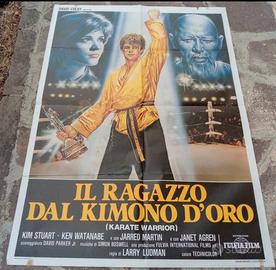 Poster vintage Il ragazzo dal kimono d’oro 1987