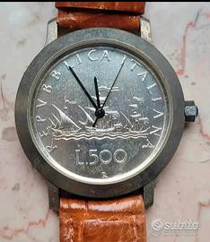 Orologio Da Polso 500 Lire Caravelle 