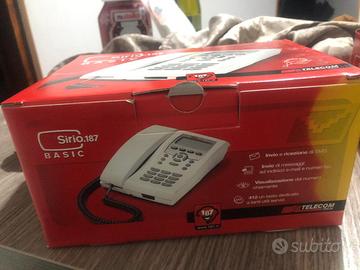 Telefono fisso sirio 187 basic nuovo scatolato
