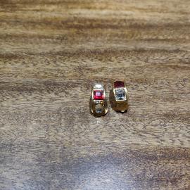 orecchini vintage con pietre dure