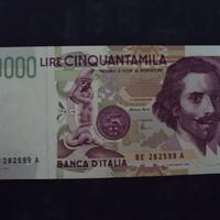 cartamoneta lire 50000 bernini