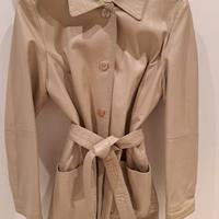 Trench pelle donna vintge