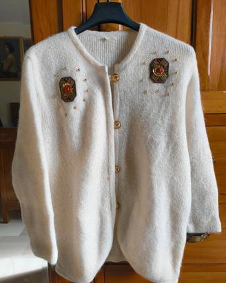 Maglione donna superkid con bottoni dorati, tg. 44