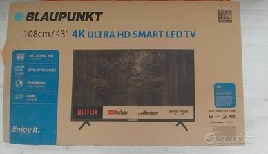 Smart tv 4k ultra hd led tv 43'' 108 cm
